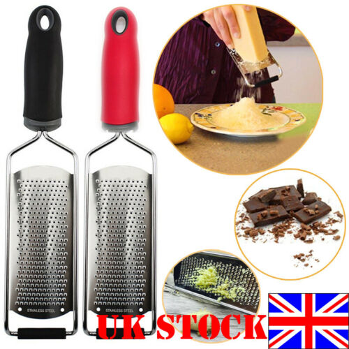 Rallador Multiusos De Acero Inoxidable - Para Queso, Ajo, Jengibre, Nuez Moscada, Limón (Reino Unido)