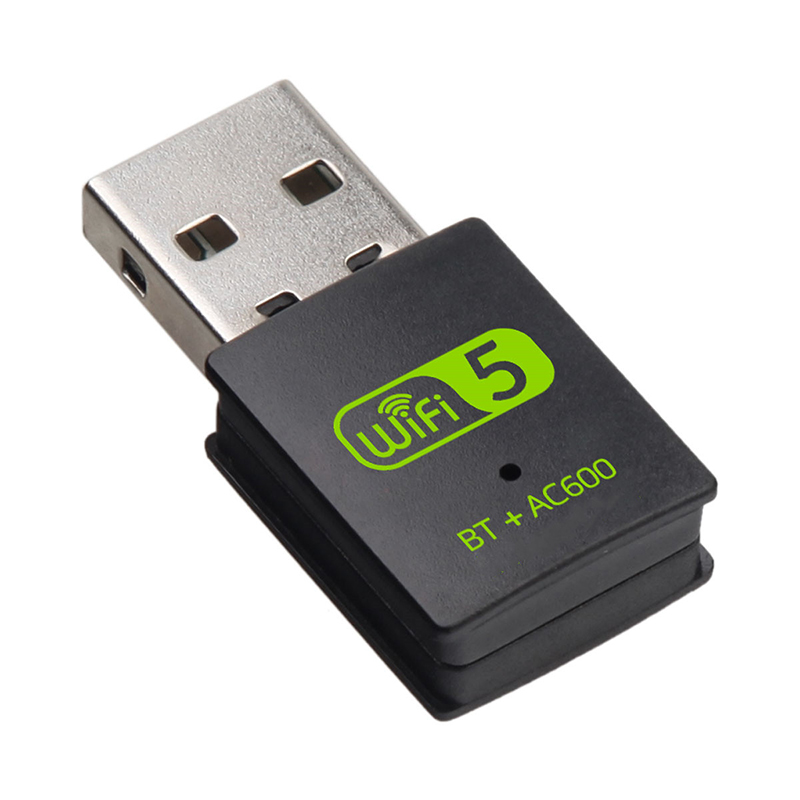 600M Dual-Band Wireless Network Card Drive Free 5G High-Speed Computer WiFi Receiver USB Bluetooth5.0 Wifi 2-in-1: Default Title