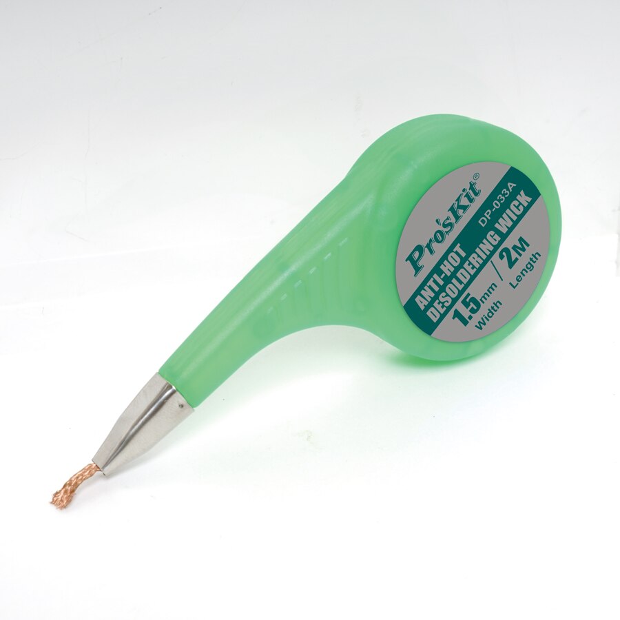 Nueva mecha desoldadora Anti proskit, la mejor trenza desoldadora BGA, removedor de soldadura de alambre de cobre de 1,5mm 2mm 2,5mm 3mm, opciones de ancho