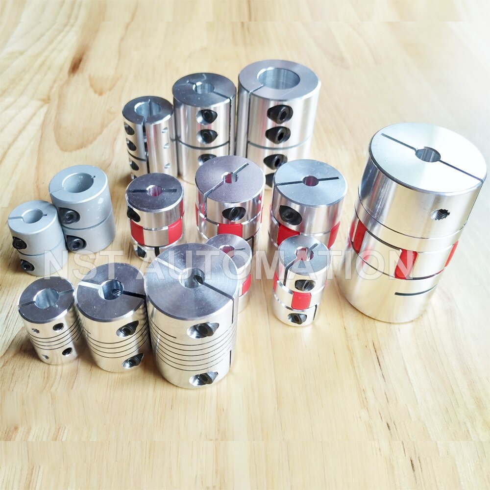 thumbnail image 2 of 1/2 Inch X 5/8 Inch Rigid Clamp Shaft Coupler - Double Length, Zero Backlash For CNC 2 of 5