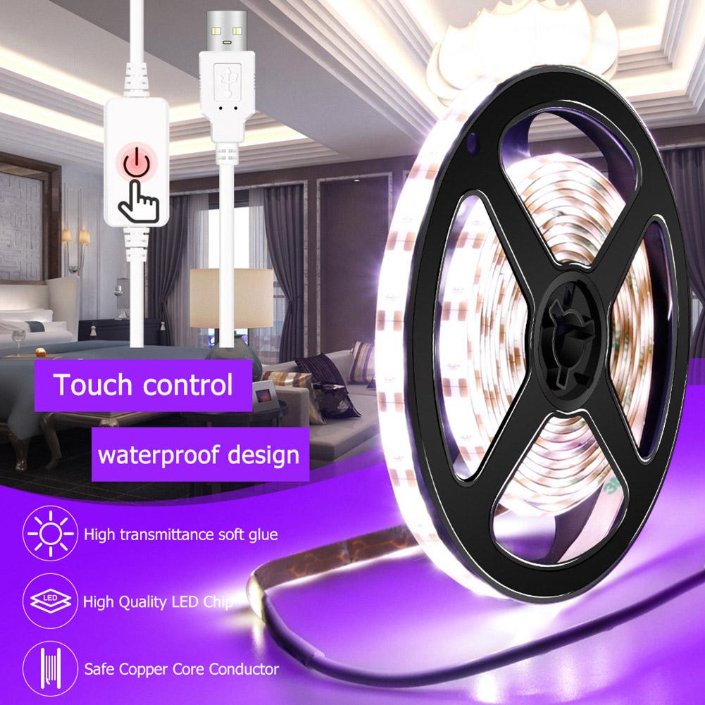 LED Lamp Stable Operation Reliable Multi-function Tape Cupboard Wardrobe Bed Lights Touch Sensor Flexible Strip Light