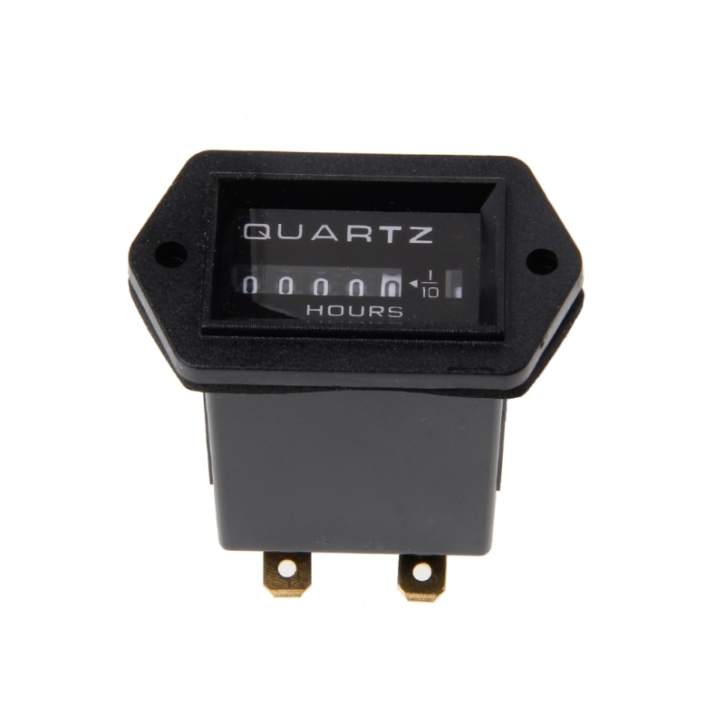 QILEJVS-contador de horas sellado para barcos, camiones, tractores, coches, generador de DC10V-80V,