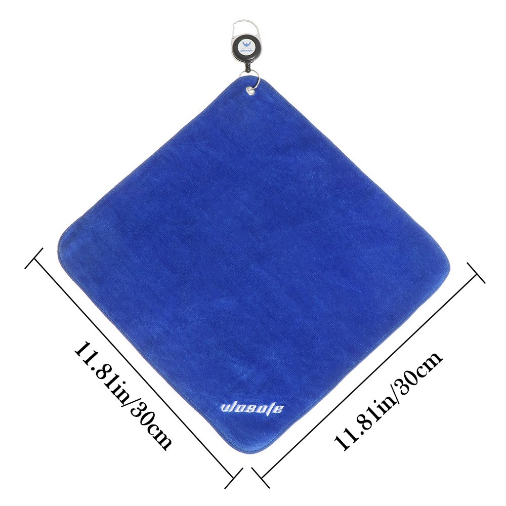 30*30Cm Katoen Golf Handdoek Microfiber Hoge Water Ballen Handen Reinigingsdoekjes Met Karabijnhaak Zweet-Absorberende vegen Doek