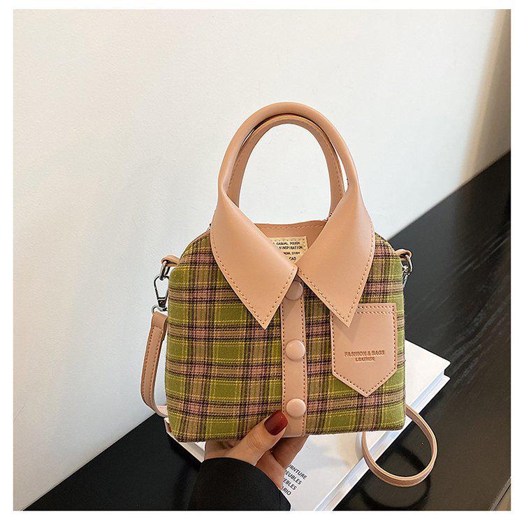 Women's Bag Clothes Style Shoulder Handbag Women Cute Crossbody Bag: Pink