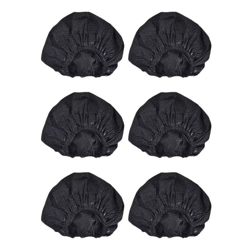 120pcs Disposable Microphone Cover Non-Woven Microphone Sanitary Windscreen Mic Covers for Most Handheld Microphone: Black
