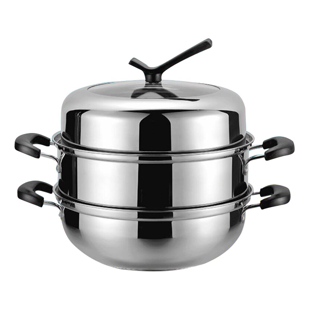 Stainless Steel Pactical Vegetable Meat Fish Multi Food Steamer Cooker: Option 2