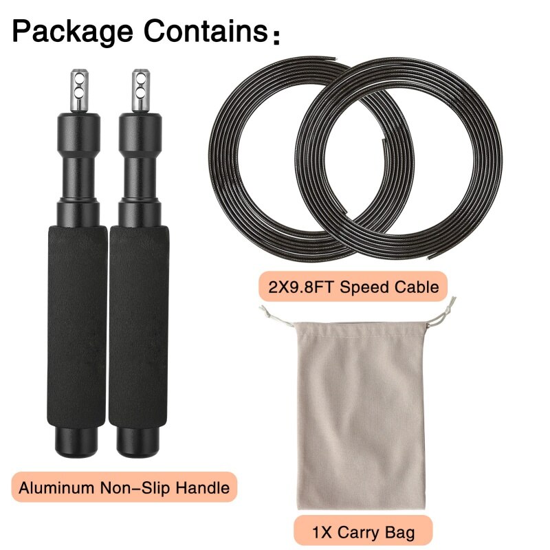 Speed Springtouw Professionele Springtouw Voor Mma Boksen Fitness Overslaan Workout Training Met Draagtas Ons In Voorraad
