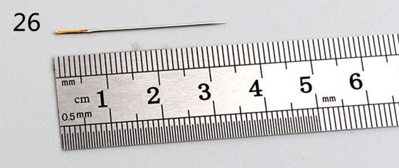 30 stk korssting nåle håndværk broderi værktøj store øjen sy nåle håndsy nål med tråderen hjem diy syværktøj: 26