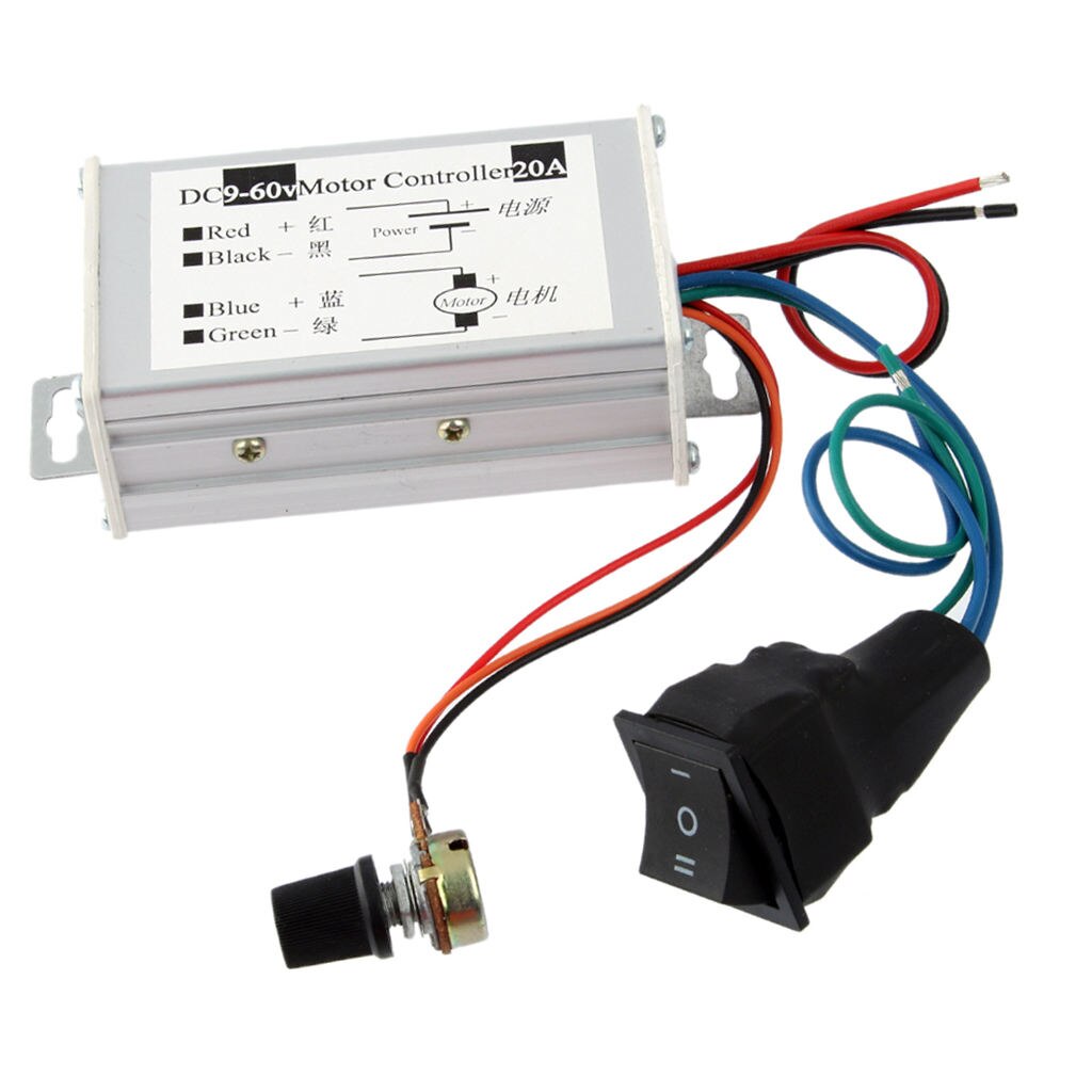 DC SoftStart Reversible Motor Speed Control PWM Controller 12V 24V 36V 48V
