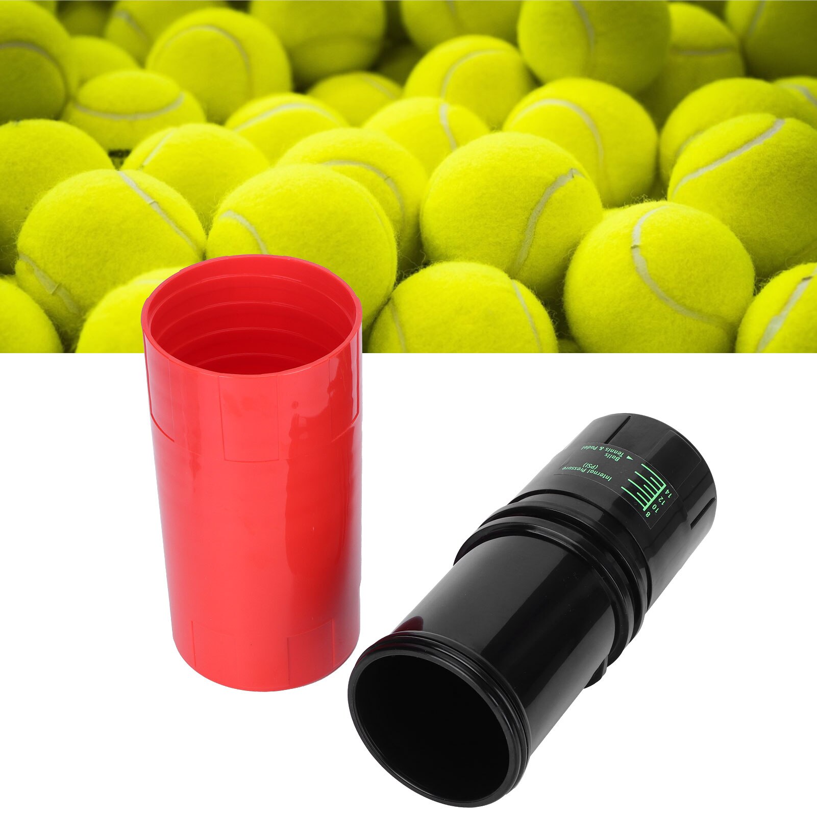 Boîte économiseur de balles de Tennis, pot de stockage de la pression, fer-blanc, maintien de la pression, conteneur de réparation, maintien des balles de Tennis rebondissantes