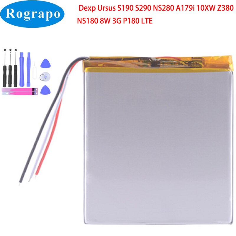 6000 mah 32100100 35100100 tablet-pc-akku für dexp ursus  s190 s290 ns280 a179i 10xw z380 ns180 8w 3g p180 lte