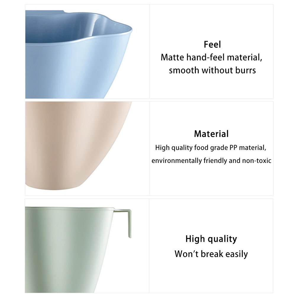 Tipo de suspensão lata de lixo originalidade cozinha armário porta plástico desktop lixo aceitar caixa mobiliário doméstico poubelle de cozinha