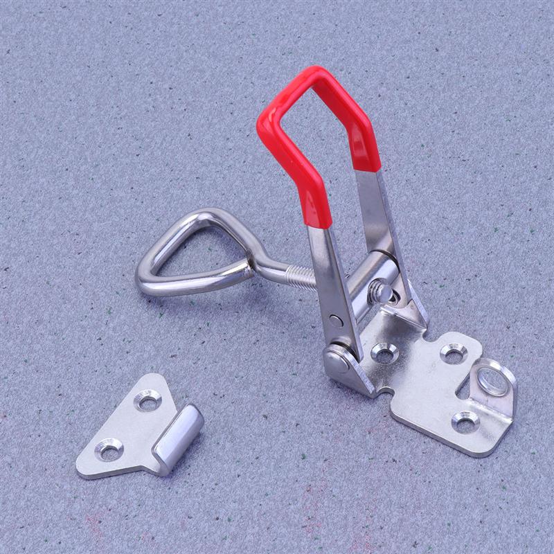 6 Pcs/3 pcs 4001 4002 4003 Effen Toggle Klink Klem Metalen Verstelbare Deur Kabinet Box Case Toggle Klink zware Hand Tool