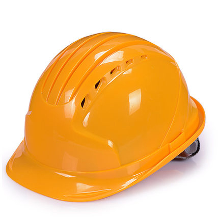 Safety Helmets Work Cap ABS Insulation Material Construction Site: Yellow