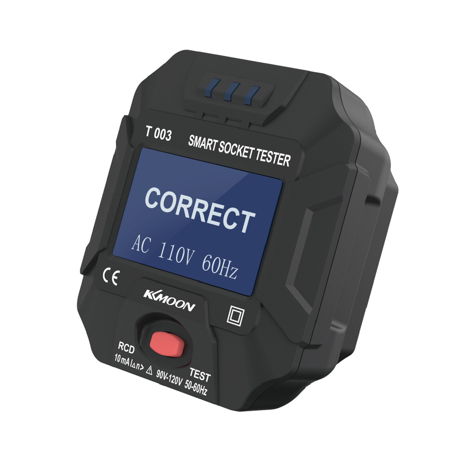 Kkmoon 220 ~ 250V Stopcontact Tester Smart Socket Tester Digitale Display Lcd Socket Tester Circuit Polariteit Detector Muur plug