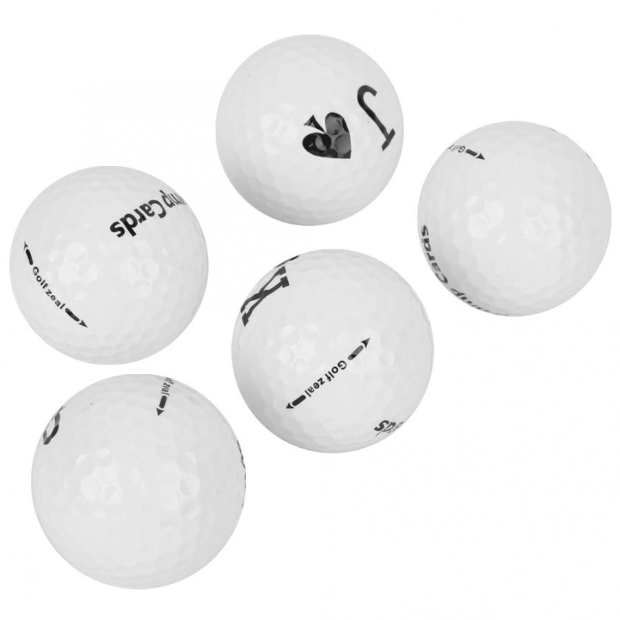 5pcs Game Poker Balls Double-Layer Practicing Ball Poker Balls High Elasticity Long Distance Accessory With Box