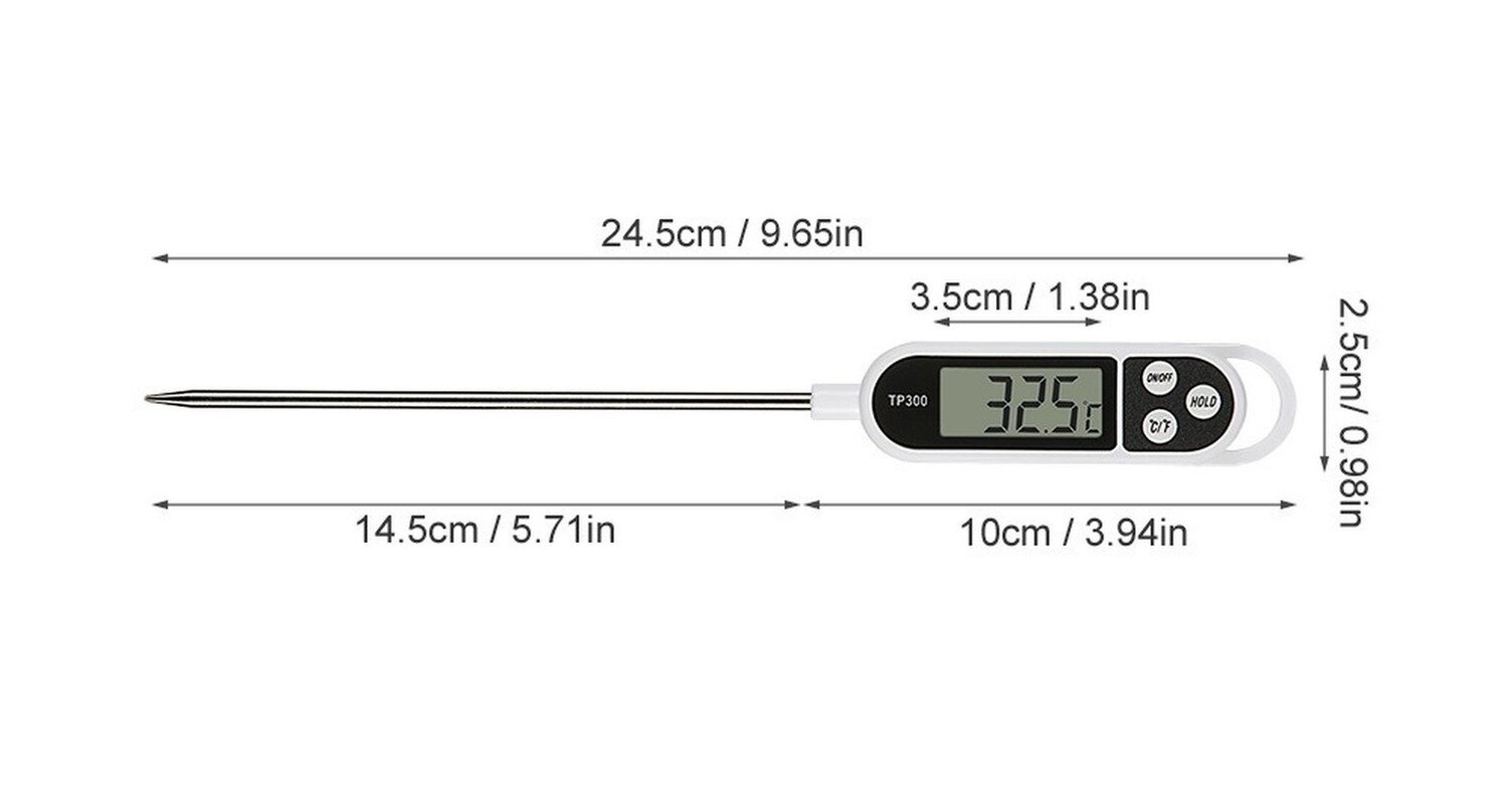 TP300 Lebensmittel Thermometer Thermometer Küche Werkzeug Digitalen Stift Sonde Braten Baby Milch Thermometer Kochen Thermometer