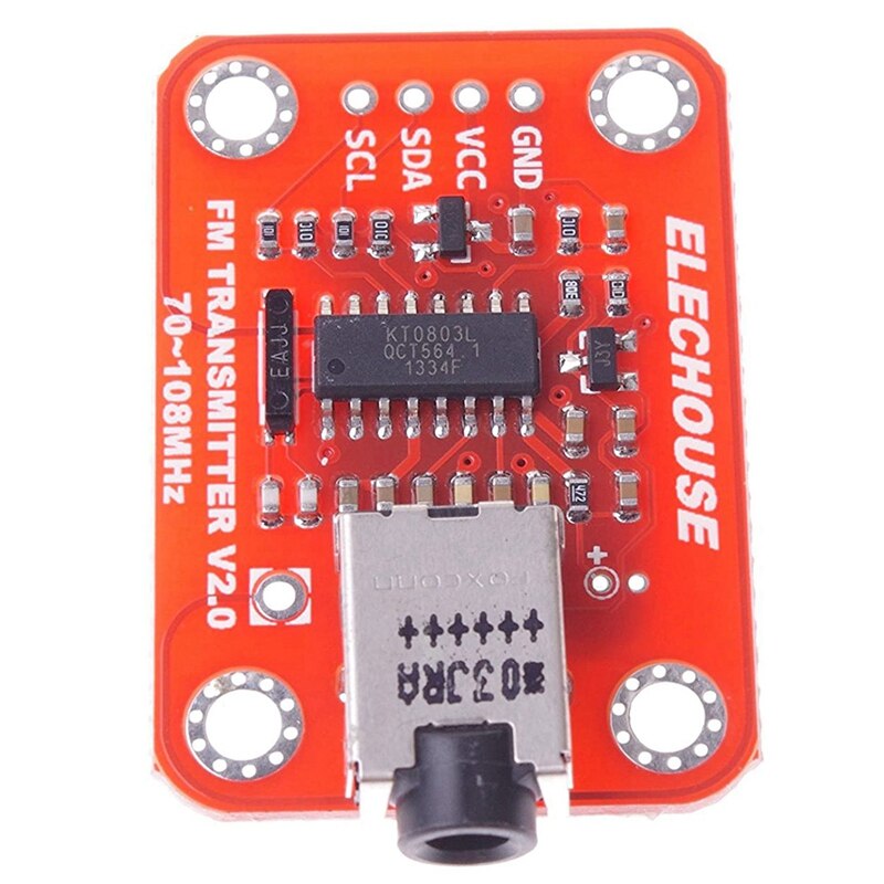 Module émetteur FM V2.0 numérique, Module Radio FM pour Microphone Arduino Audio