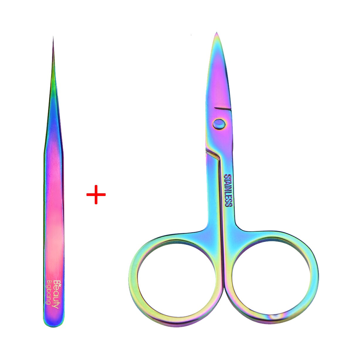 Beautybigbang Stainless Steel Manicure Nail Kit Set 3 PCS Cuticle Pusher Remover Scissors Manicura Tool Nail Art Set: 121