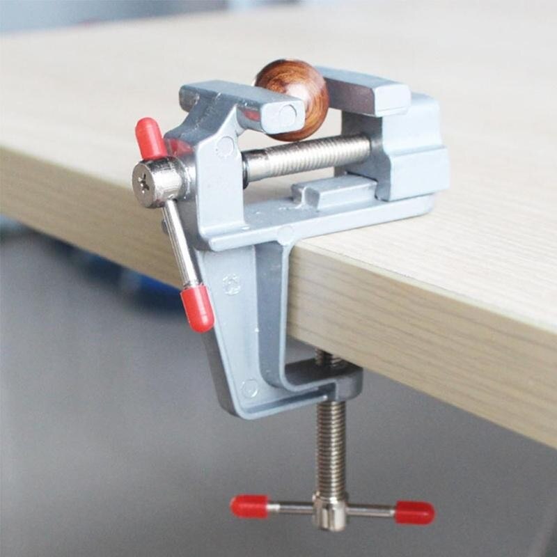 Multifunctional Jewelers Vice Cast Iron Bench Vise Anvil Hand Clamp-On Clamp With Mini Hobby Bench Table Large On Vise Tool W9Q4
