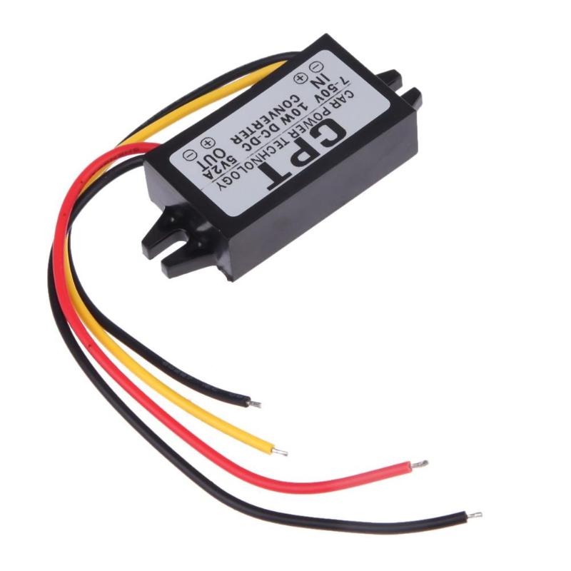 5.5*2.5 5 v DC naar DC Converter Module CPT Car Power Step Down Buck Module Regulator Auto Power waterdichte Auto Accessoires