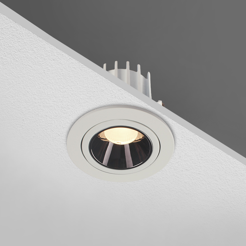 Aisilan LED Downlight 7W Verzonken Ronde of Vierkante LED Plafond Spot Light AC 85-260V Binnenverlichting diafragma maat 7.5CM