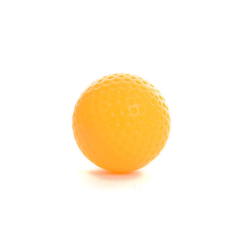 10 unids/lote pelotas de Golf elásticas de plástico amarillas, pelota de entrenamiento de práctica de Golf, ayuda al aire libre,