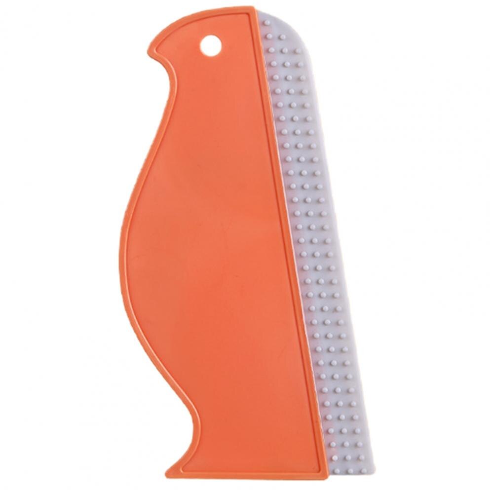 Household Wiper Board Labor-saving Glass Wiper Ergonomics HIPS Shower Door Mirror Wiper Cleaning Tools Accessories: Orange