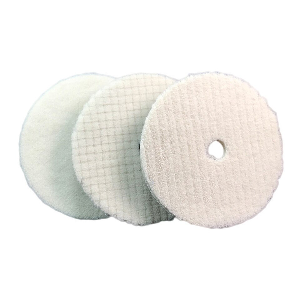 7 Inches Wool Polishing Pads Heavy Cutting Stripe Wool Buffing Pad Wool Polishing Pad For Car Care MY-8
