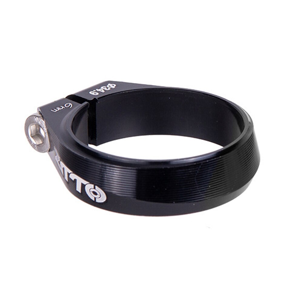 1 pc fiets zadelpenklem racefiets buisklem aluminiumlegering zwart/rood