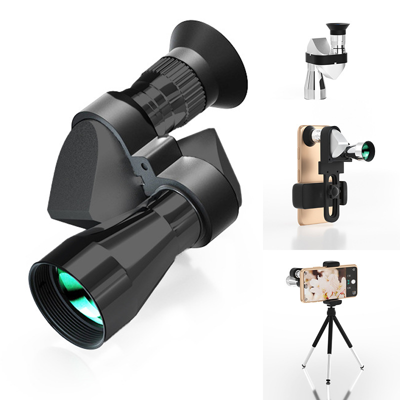 Compacte monoculaire telescoop 8X20 voor volwassenen Draagbare draagbare mini-monoculaire met smartphone-adapter voor vogels kijken vissen