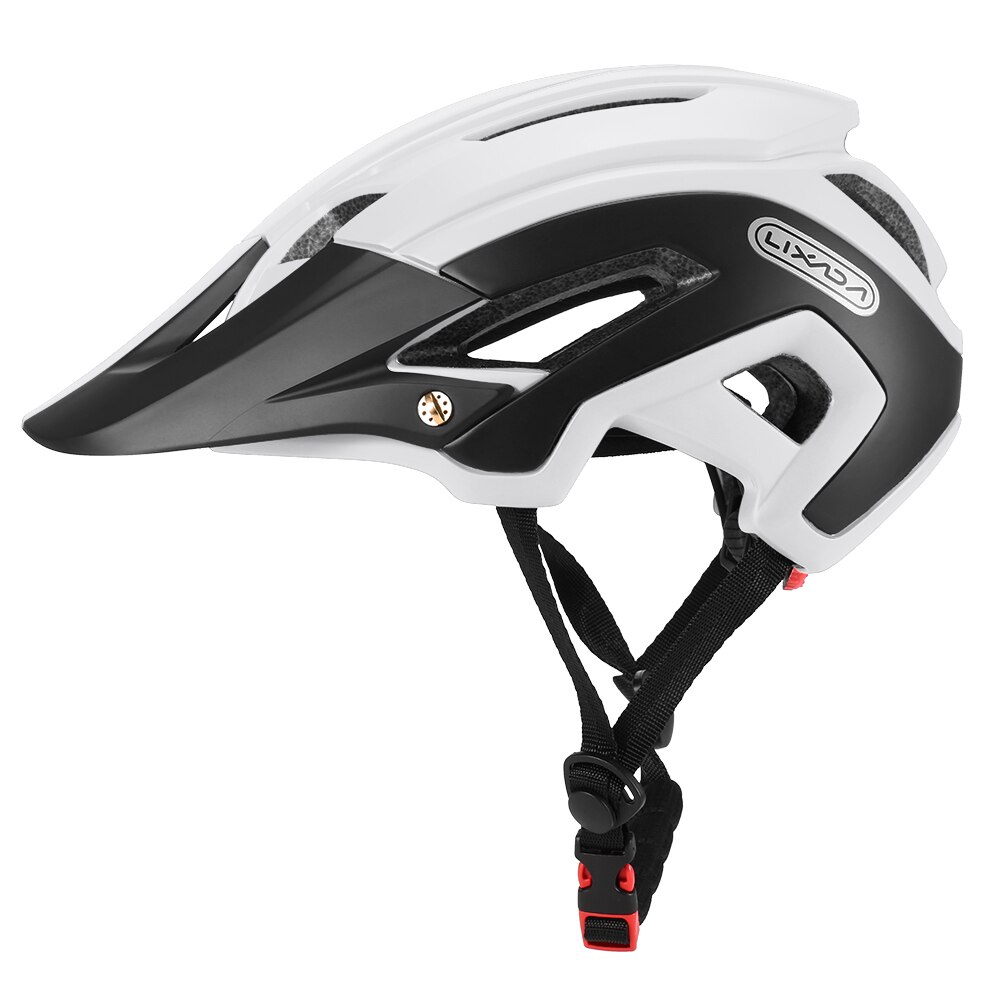 Lixada Fahrrad Helm Ultraleicht Radfahren Helm Casco Ciclismo Integral geformte Fahrrad Helm Straße Berg MTB Bike Helm: WHITE