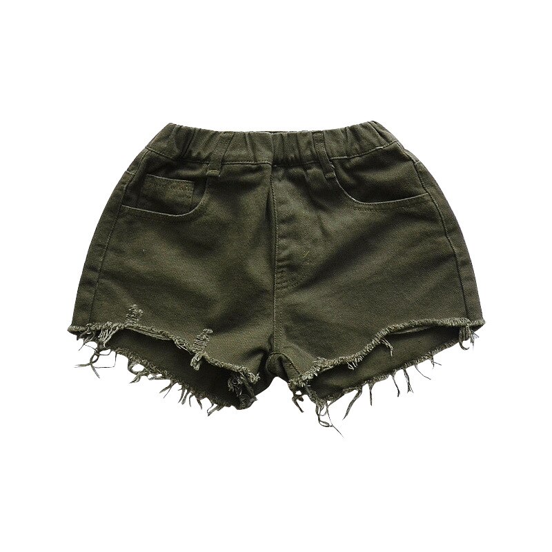 3 couleurs étudiants en vrac Shorts coton vêtements filles pantalons courts sport loisirs enfants enfants Shorts avec bavures