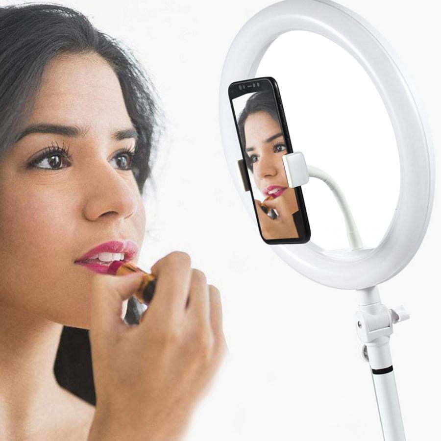 10 Inch Ring Vullen Licht Mobiele Telefoon Knippert Verstelbare Helderheid Voor Live-uitzending Selfie Makeup Fotografie