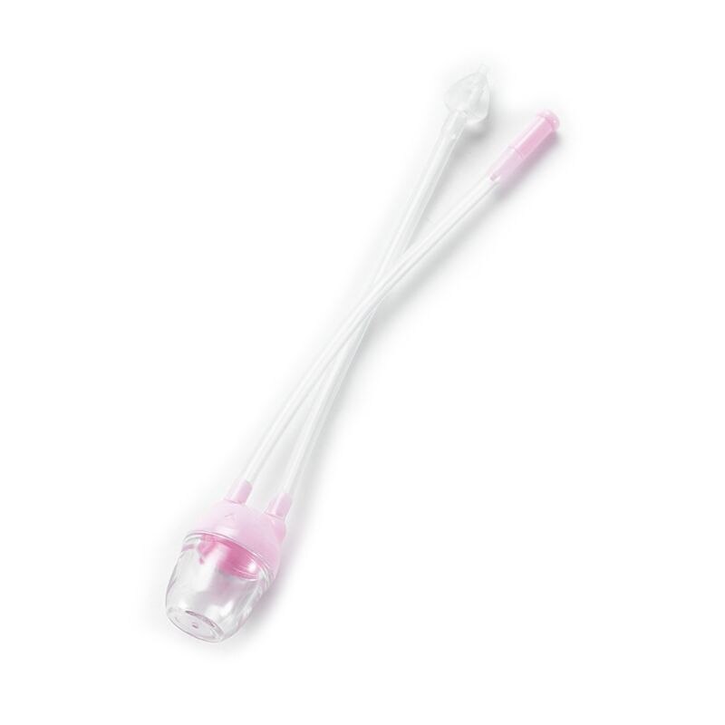 Limpiador de Nariz de bebé, dispositivo de succión Nasal, aspirador seguro para recién nacido, cuidado de enfermería, ventosa de seguridad al vacío de silicona suave, limpieza para recién nacido: Rosa