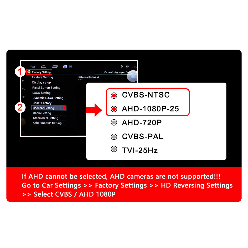 Smartour 4K AHD 1080P Fahrzeug-Rückfahrkamera für BMW 5er F10 F11/3er F30 F31 F32/X3 F25/X4 F26/X5 F15/X6 F16 Auto