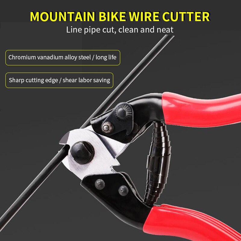 Mountain Bike Brake Shift Wire Cable Cutter Inner Outer Bicycle Spoke Cutting Plier Cycle Repair Tool Cycling