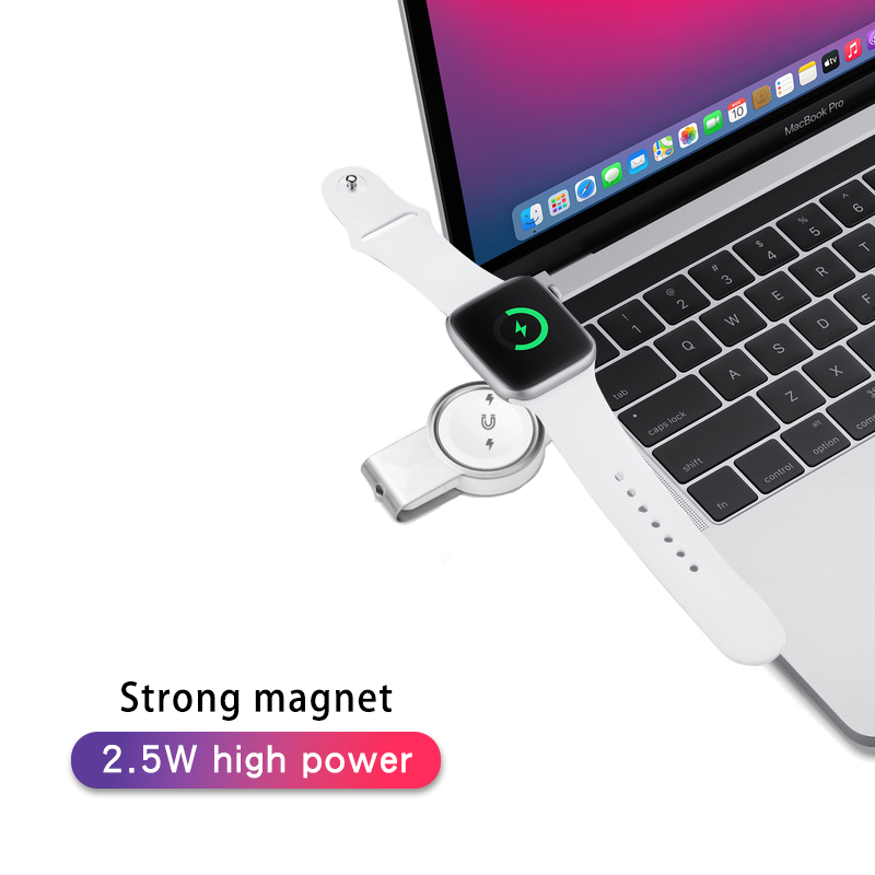 Wireless Charger - 2 in 1 Magnetic - Fast Charging Station for Apple Watch 9/8/7/6/5/SE/Ultra