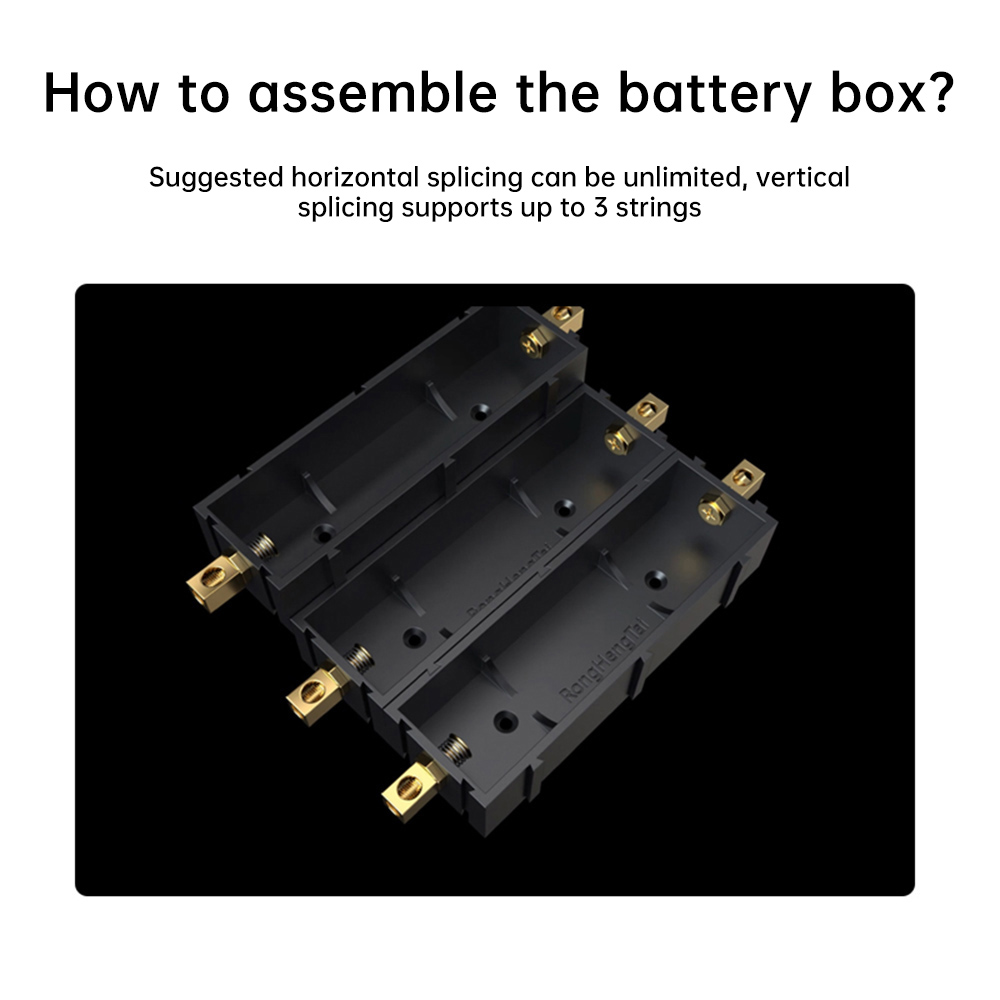 21700 18650 Battery Case No Soldering Splice Type Battery Case DIY Battery Case