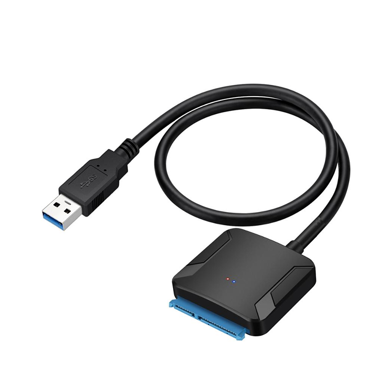 SATA 3 naar USB 3.0 kabeladapter 3,5 HDD 2,5 SSD-adapter geschikt voor Windows 7/8/10/11, voor Mac OS X, externe harde schijf snoeradapter