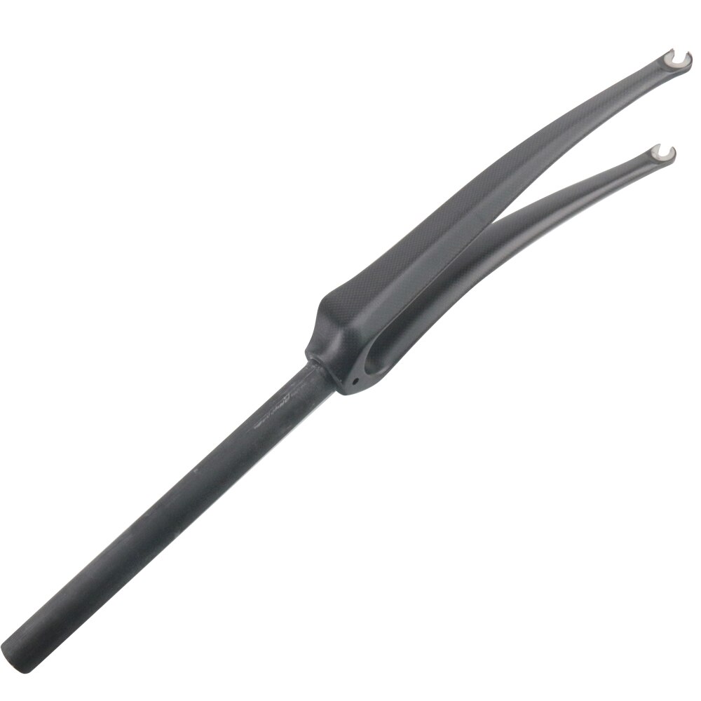 Road Bicycle Fork Carbon Front Forks NO Logo Bike V Brake Forks Black 3K Matte 700C Bicycle Parts Superlight 380g
