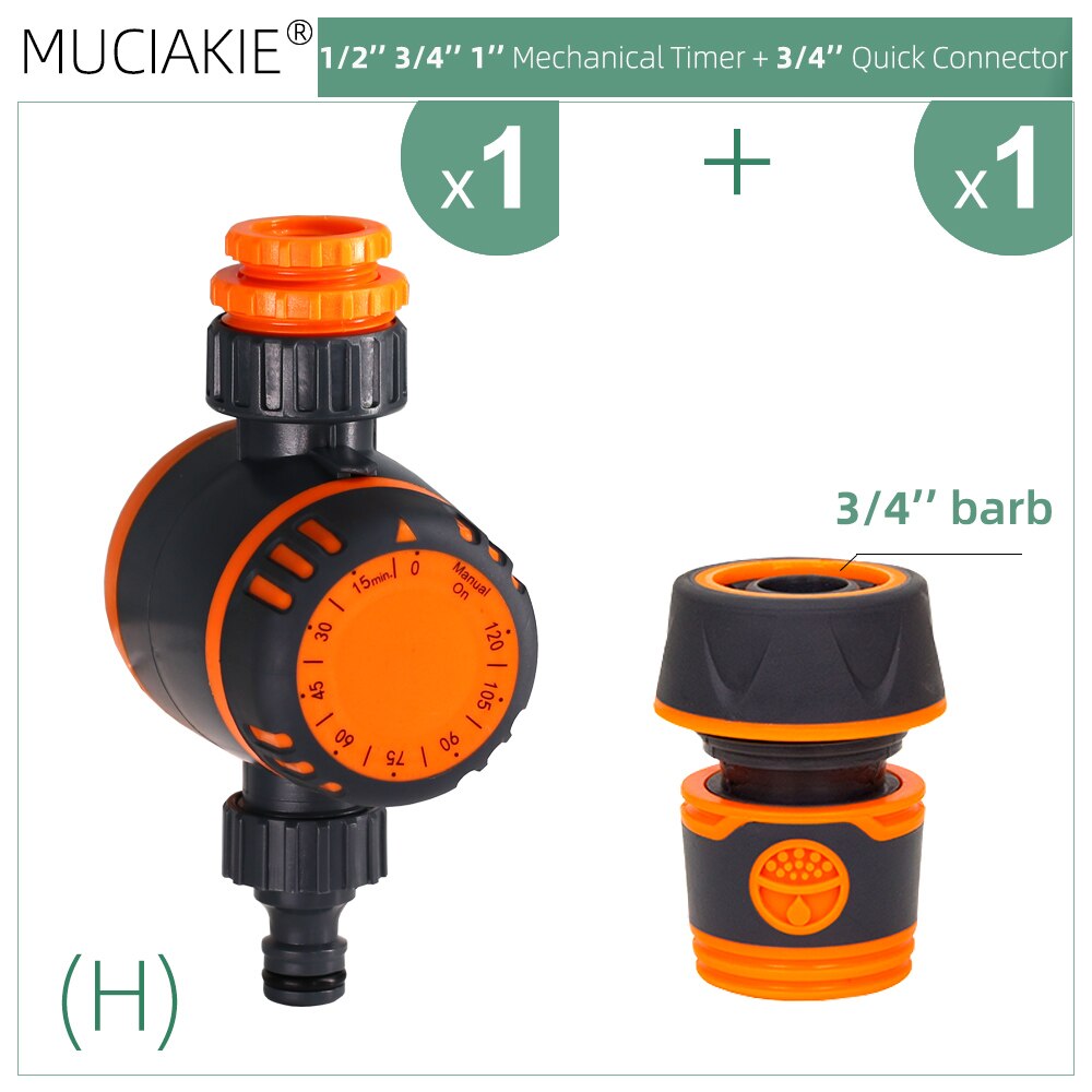 Automatic Garden Watering Irrigation Controller Intelligent Mechanical Daily Water Timer for Outdoor Hose Drip Sprinklers Tool: PURPLE