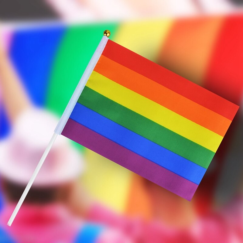 Modern LGBT Rainbow Flag Canvas Painting LGBT Art Wall Art Gay Flag Posters And Prints For Living Room Home Decor Cuadros Buy Cheaply On