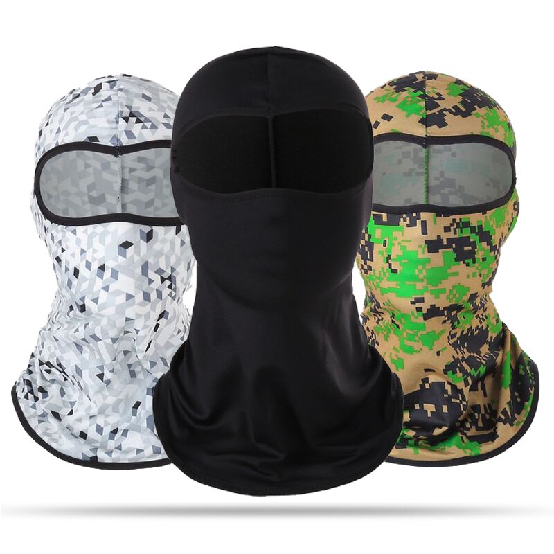 Atmungs Kühlen Radfahren Maske Sommer voll Gesicht Sturmhaube Maske Für Männer Frauen Fahrrad Motorrad CS Lätzchen Maske draussen Rennen Hütte