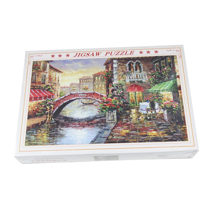 Jigsaw Puzzle 1000 Pezzi di Montaggio Foto di Paesaggio di Giocattoli Educativi per Adulti Alleviare Lo Stress Giochi Per Bambini Regalo Dei Bambini