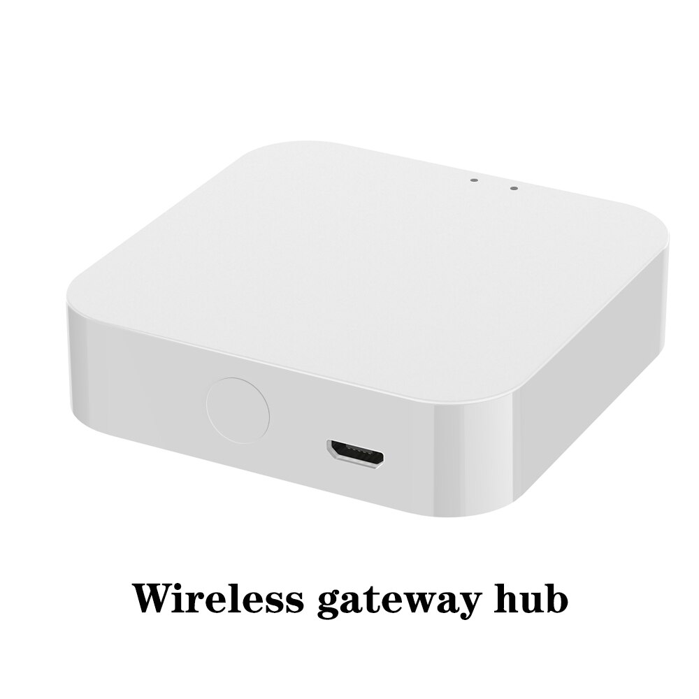 Tuya ZigBee Temperature Humidity Sensor APP Real-time Monitoring Reminder Detector Smart Home Voice Control Gateway Requried: 1PCS Gateway