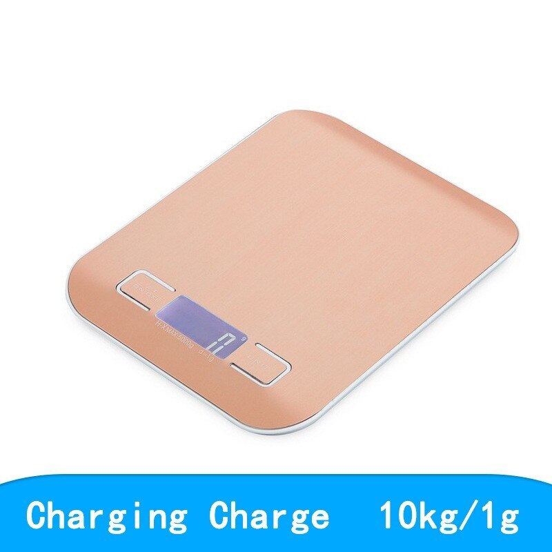 5/10KG x 1g Stainless Steel Digital Household Kitchen Measuring Weight Food Scale Electronic Scale Digital Without Battery
