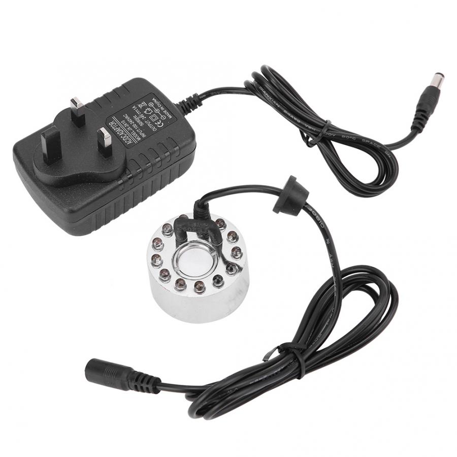 LED Bunte Aquarium Reptil Panzer Nebel Hersteller Vernebler Wasser Nebel Brunnen Beleuchtung Luftbefeuchter Zerstäuber Landschaft Dekoration: UK Stecker