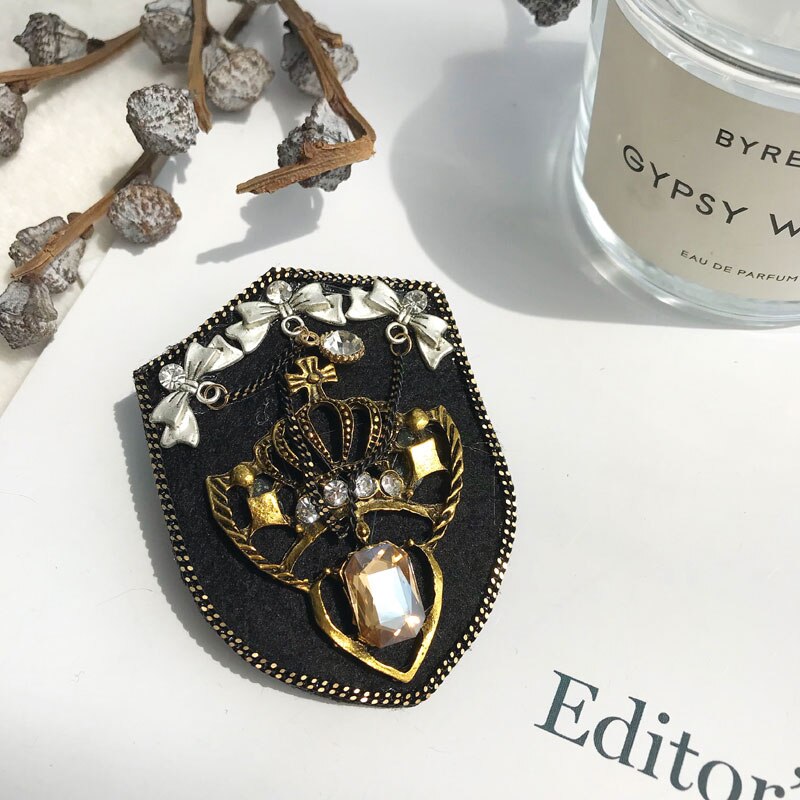 Beroemde Luxe Parel Broche Sieraden Bloemen Reversspeldjes 5 Parels Broches Boog Stof Sieraden Voor Vrouwen: Style 10