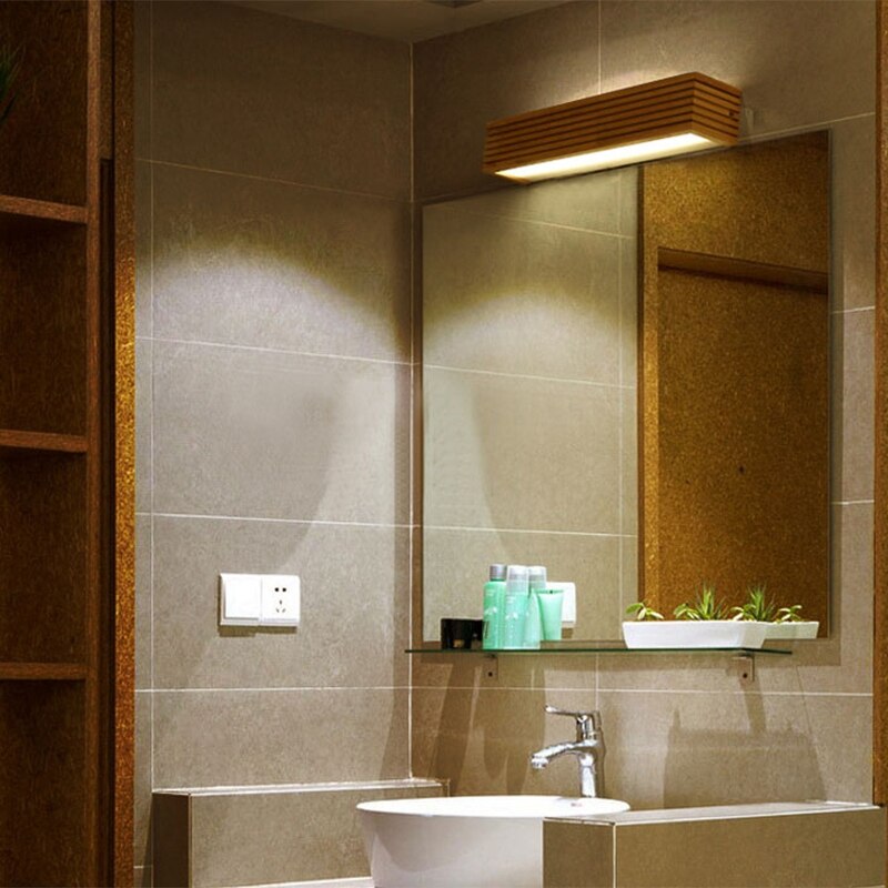 Nordisk soverom nattbord tre vegglampe 12w foajeus studie bakgrunnslampe bad speilbelysning alle vegger sconce bra